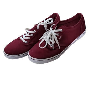 Women's Van's Maroon Size 7